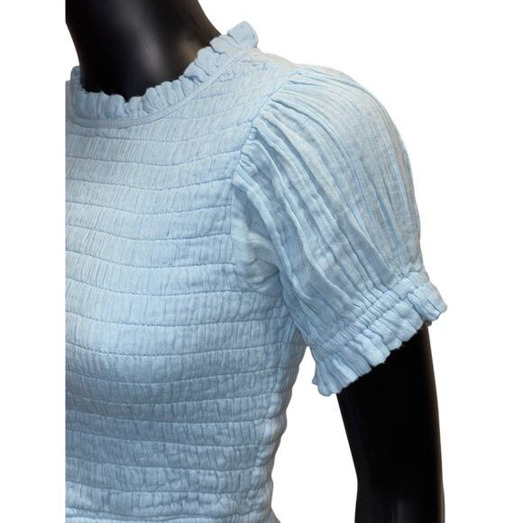 Free People Baby Blue Top Size XS NWT - Picture 2 of 5